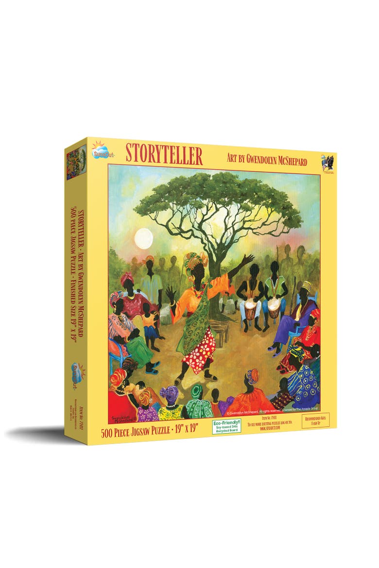 Storyteller 500 piece Jigsaw Puzzle for Adults, Main, color, Multicolor