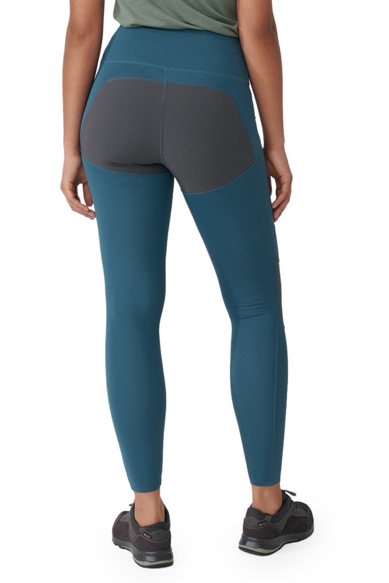 Women's Abisko Pro Trekking Tights, Alternate, color, INDIGO BLUE-IRON GREY