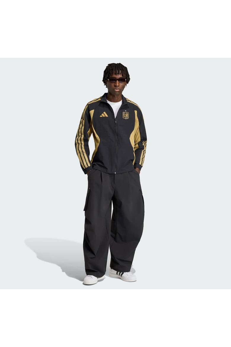 Men's adidas  Black LAFC 2026 Anthem Raglan Full-Zip Jacket, Alternate, color, Black