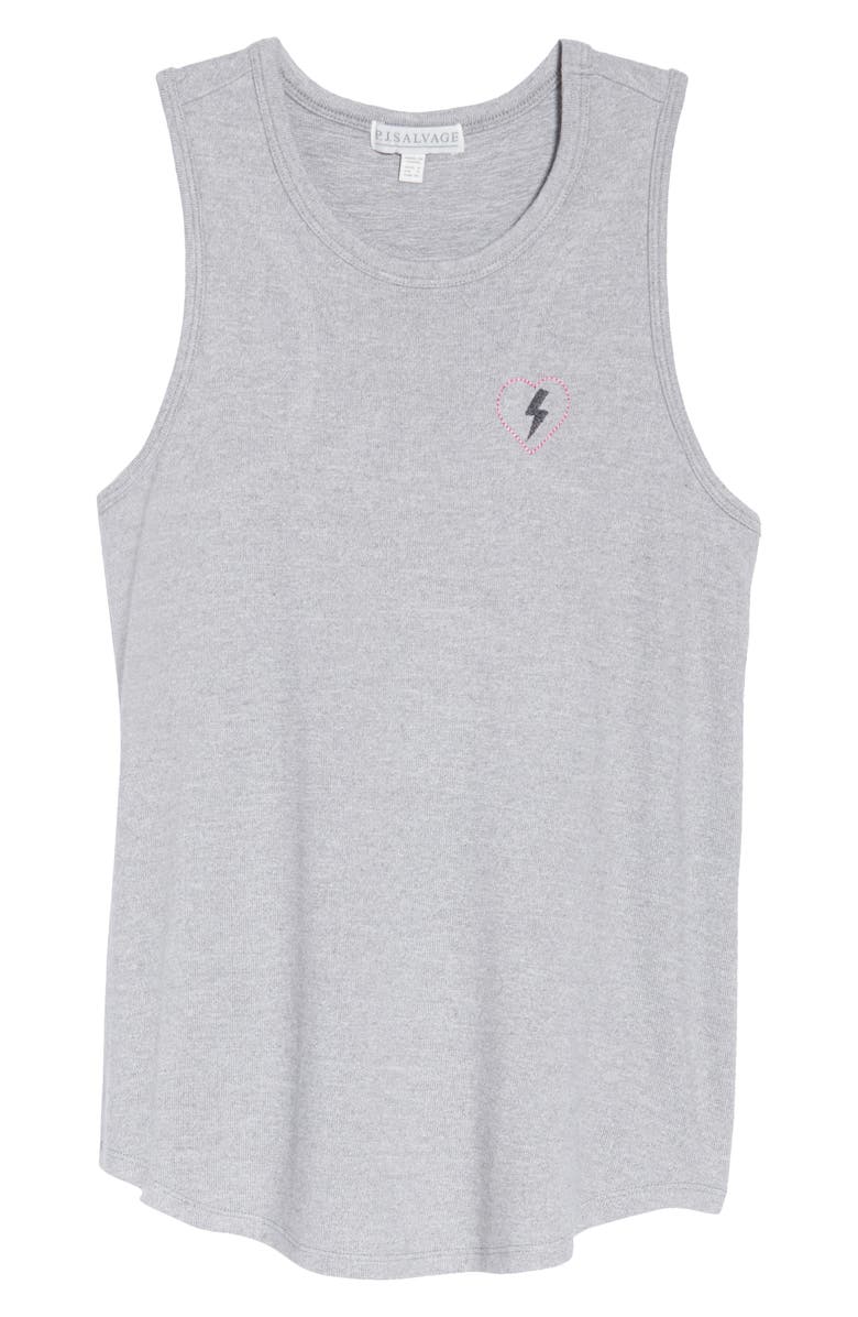 PJ Salvage Peach Party Sleep Tank, Alternate, color, 