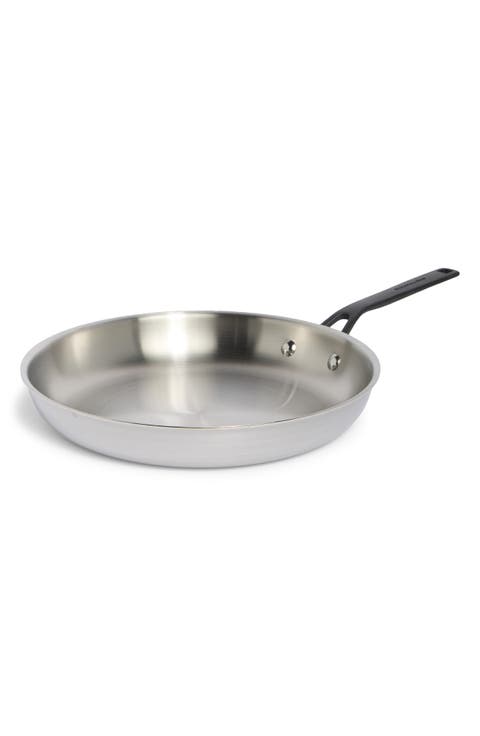 Stainless Steel 5-Ply 12-Inch Fry Pan