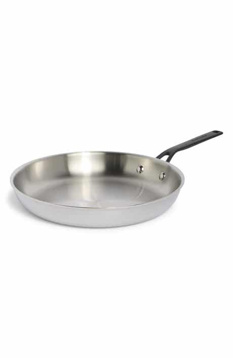 Stainless Steel 5-Ply 12-Inch Fry Pan