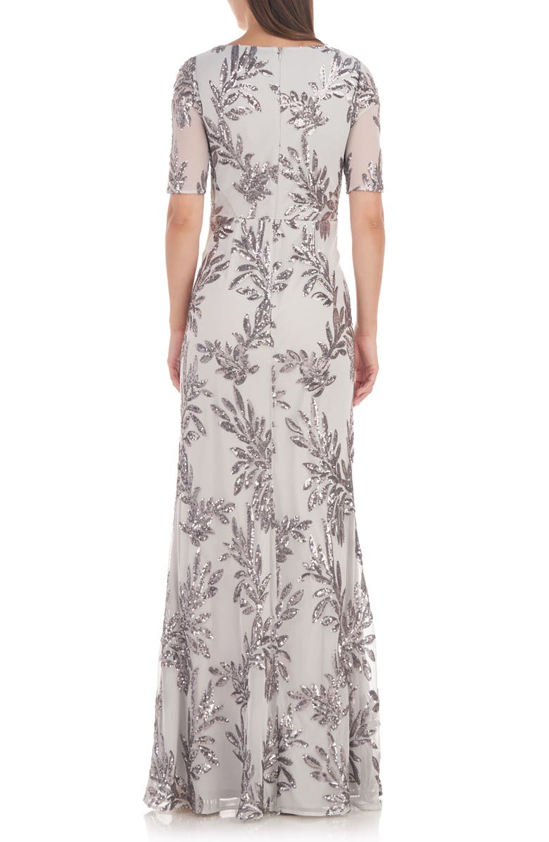 JS Collections Chloe Sequin Gown, Alternate, color, 