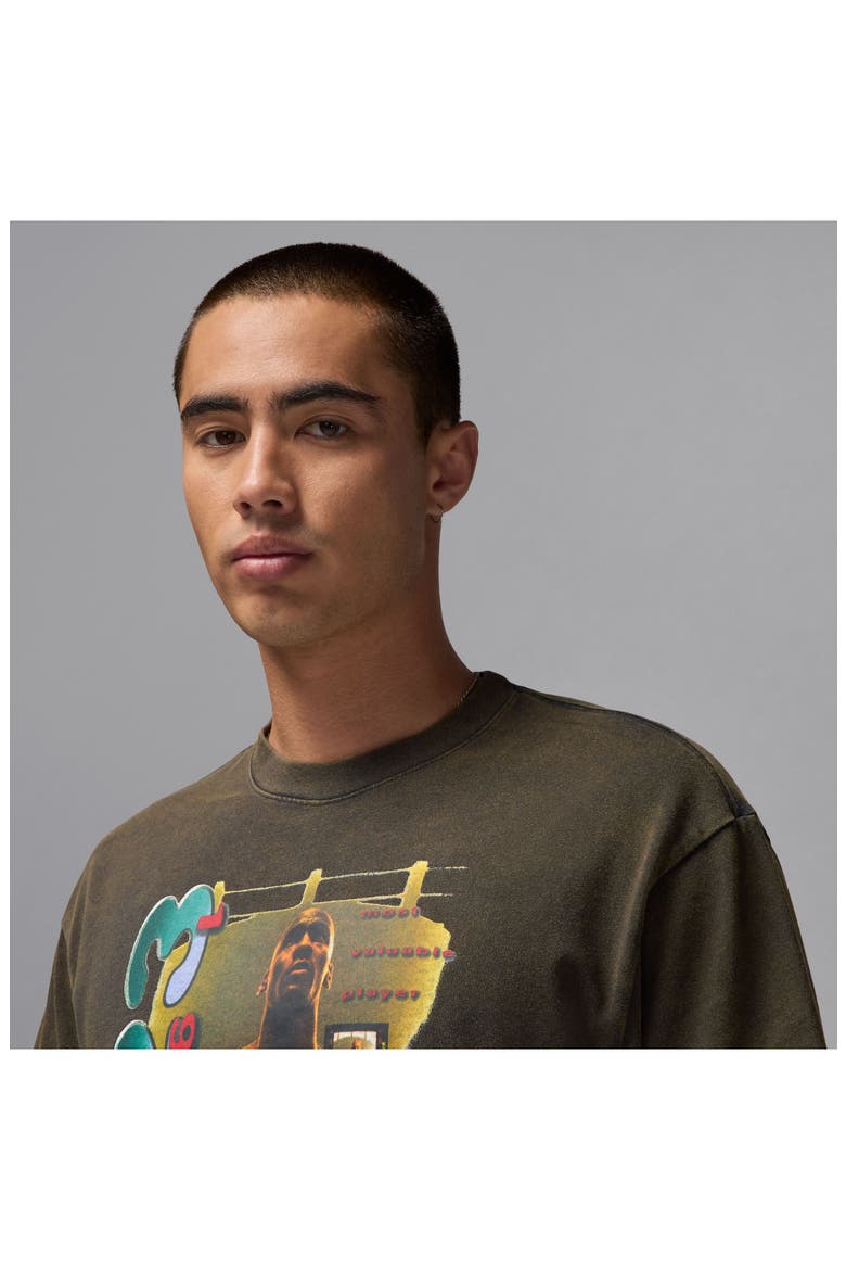 Retro Cotton Graphic T-Shirt, Alternate, color, OFF NOIR/ BLACK