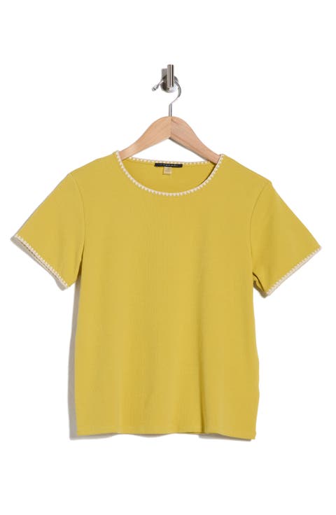 Short Sleeve Shell Stitched T-Shirt