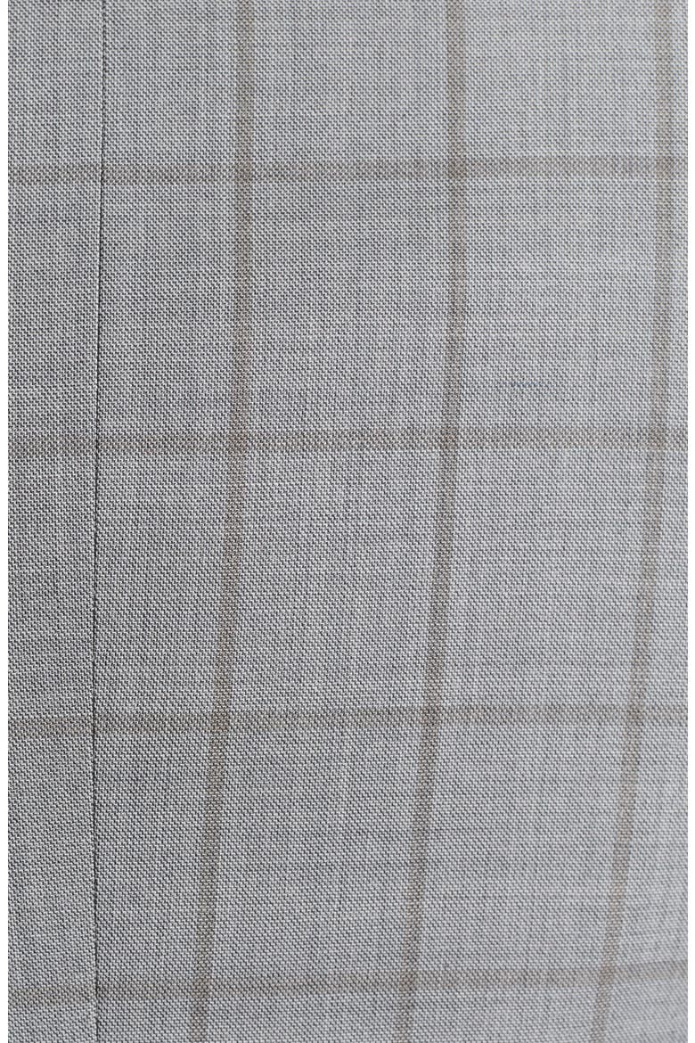 Grey Windowpane Plaid Wool Blend Suit, Alternate, color, GREY