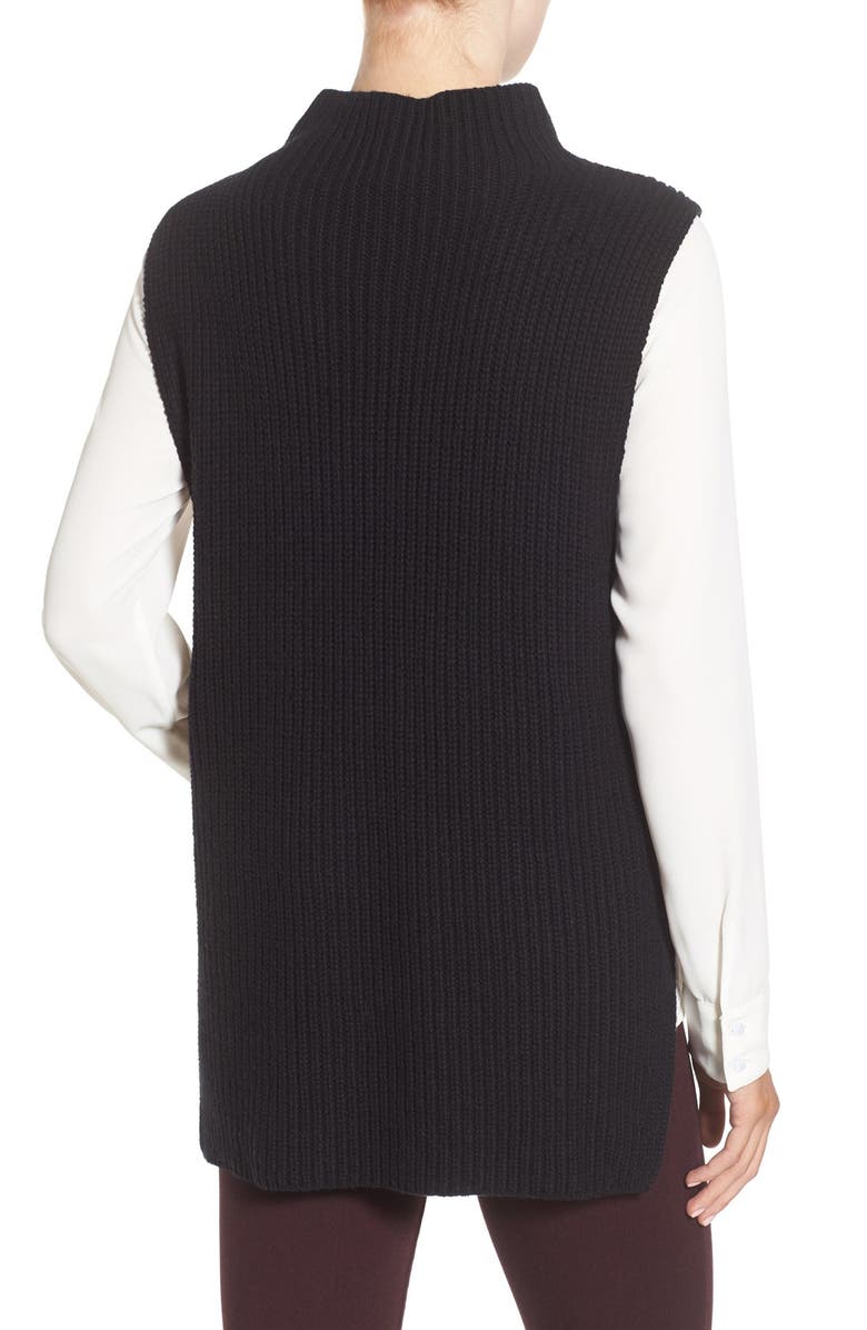 Trouvé Funnel Neck Sleeveless Sweater, Alternate, color, 