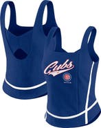 WEAR by Erin Andrews Women's WEAR by Erin Andrews  Royal Chicago Cubs Square Neck Tank Top