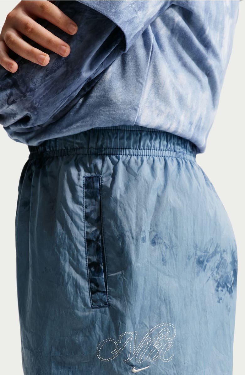 Nike Kids' Sportswear Club Woven Shorts, Alternate, color, 461 Mystic Navy/Soft Pearl