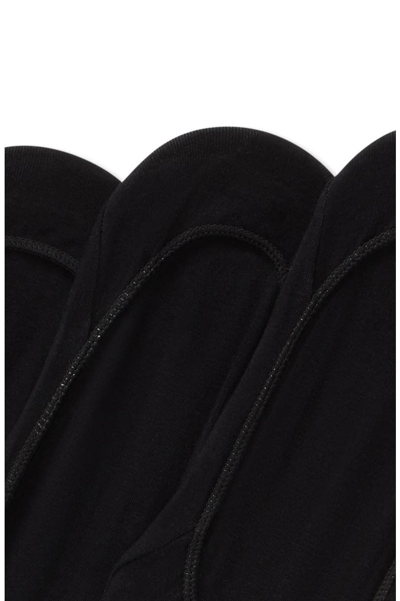 3-Pack Liner Socks, Alternate, color, BLACK