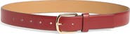 Kate Spade New York feather edge faux leather belt