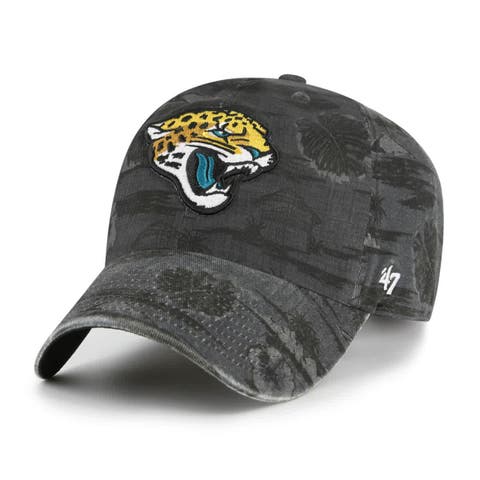 Men's '47  Black Jacksonville Jaguars Fiji Clean Up Adjustable Hat