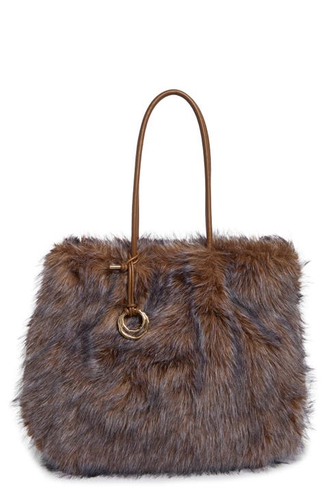 Noor Faux Fur Tote