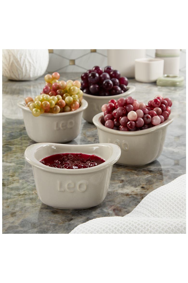 Leo Balance 4-Pack Ramekins, Alternate, color, MOON MIST