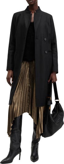 AllSaints Sidney Wool Blend Coat | Nordstrom AllSaints Sidney Wool Blend Coat | Nordstrom