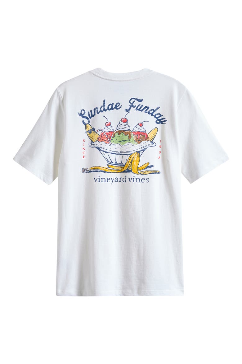 Kids' Sundae Funday Cotton Graphic T-Shirt, Alternate, color, WHITE CAP