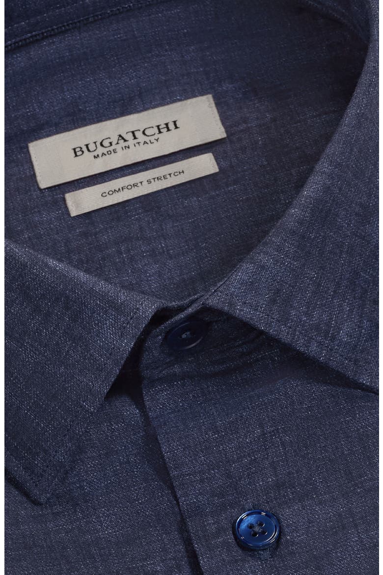 Julian Long Sleeve Button Up Shirt, Alternate, color, NAVY