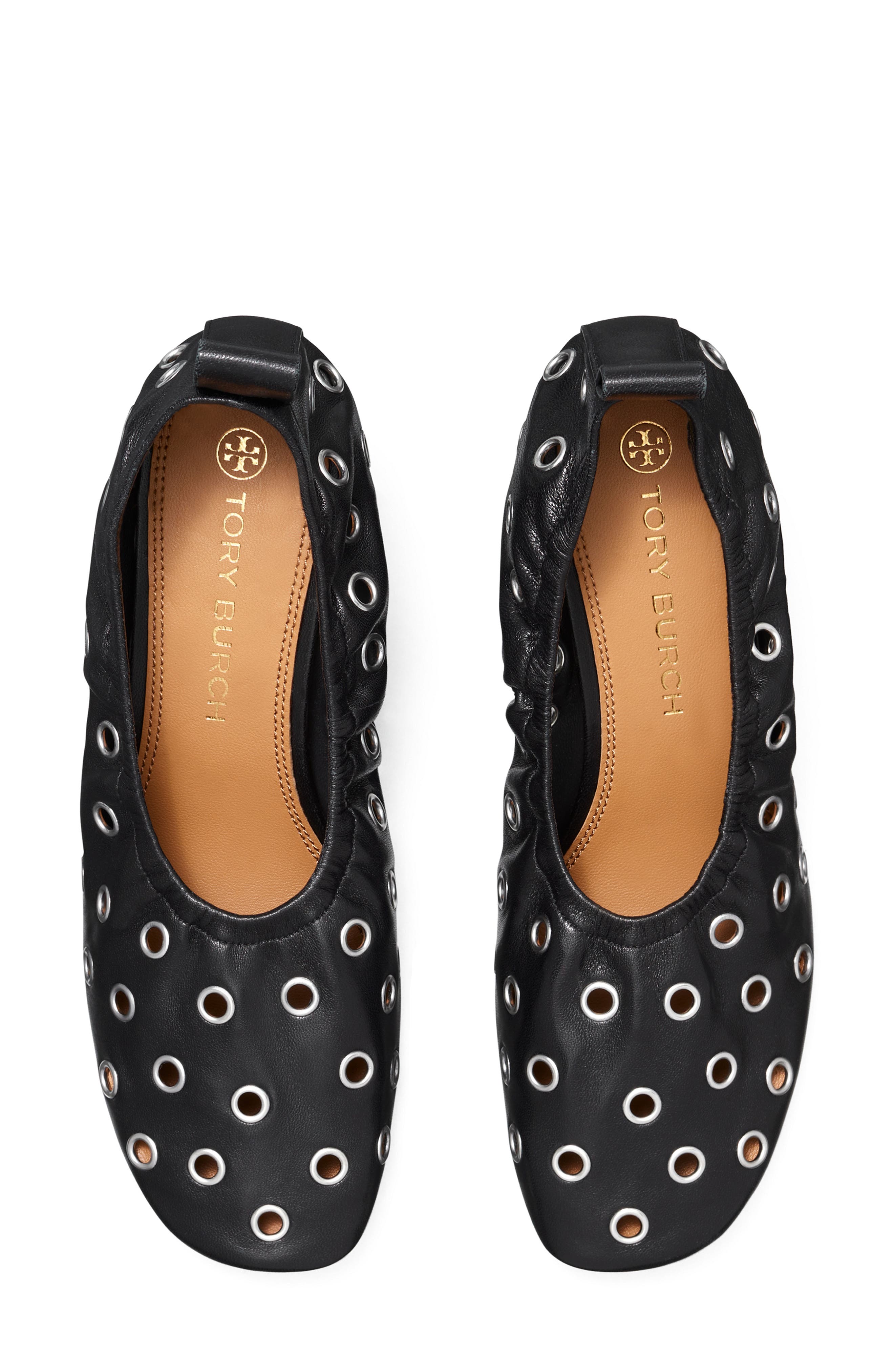 Tory Burch Grommet Wedge Pump, Alternate, color, 