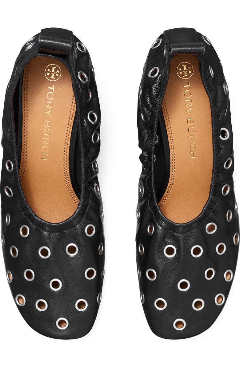 Tory Burch Grommet Wedge Pump, Alternate, color,