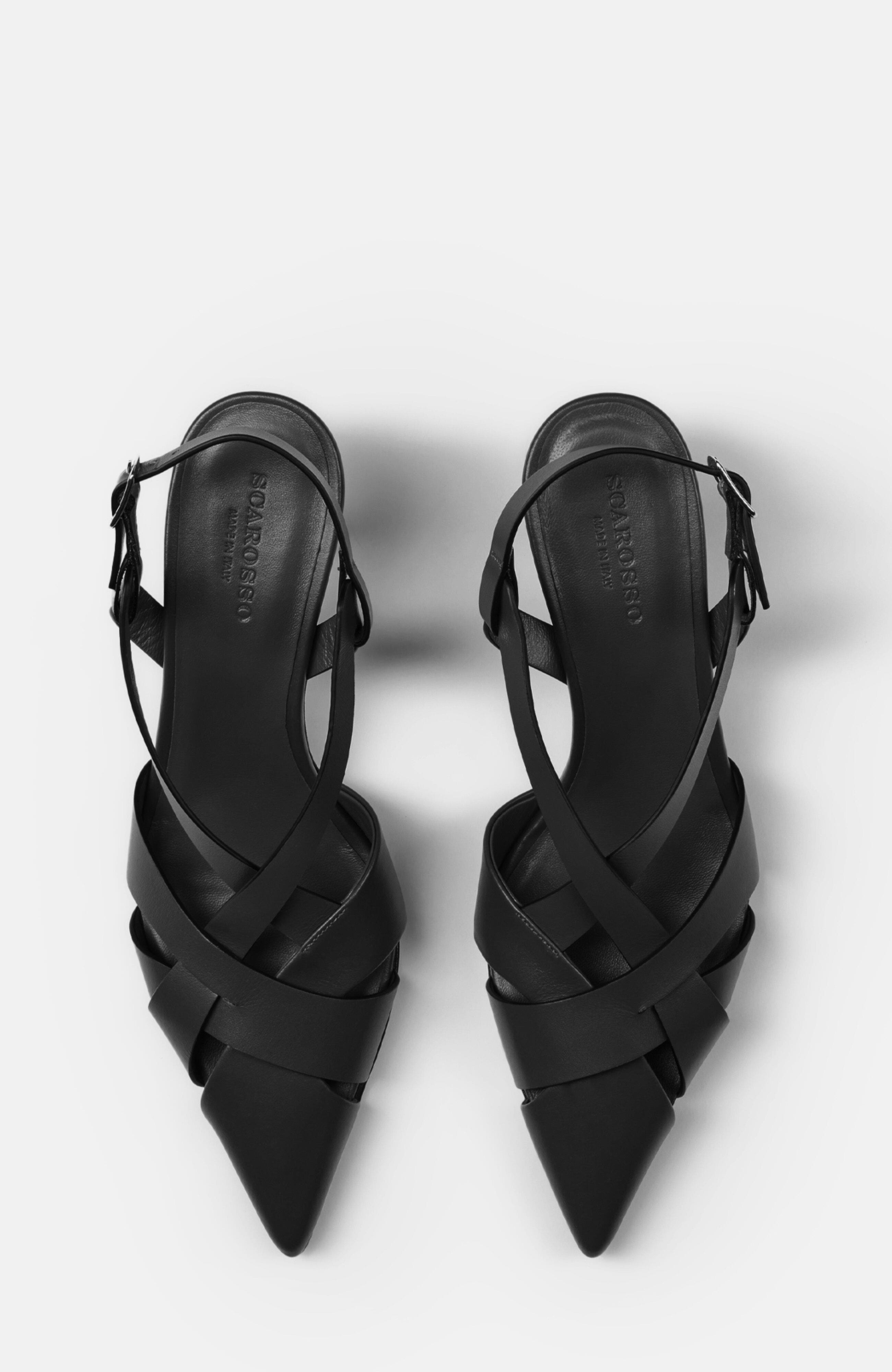 SCAROSSO Clio Pumps, Alternate, color, Black - Calf