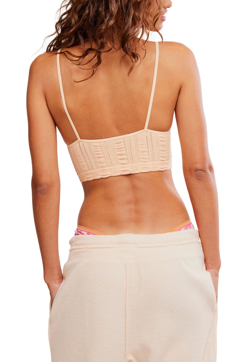 Heirloom Seamless Bralette, Alternate, color, SPARKLING SUNSET
