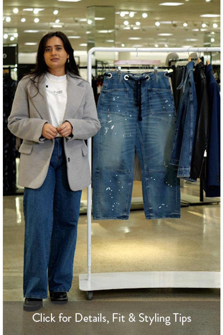 Moxie Mid Rise Low Slung Tie Waist Nonstretch Jeans video