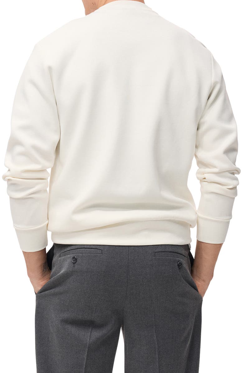 MANGO Sweatshirt, Alternate, color, White