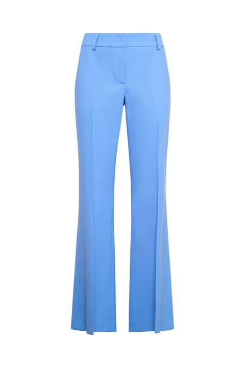 Bootleg Wool Pants