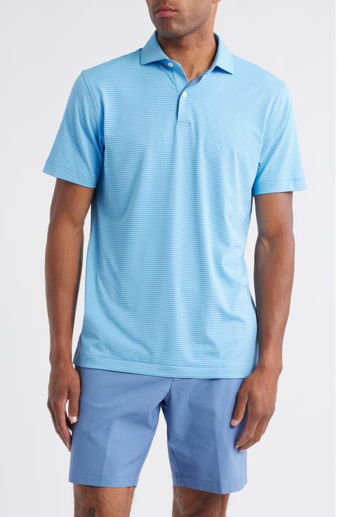 Crown Crafted Ballad Stripe Performance Jersey Polo