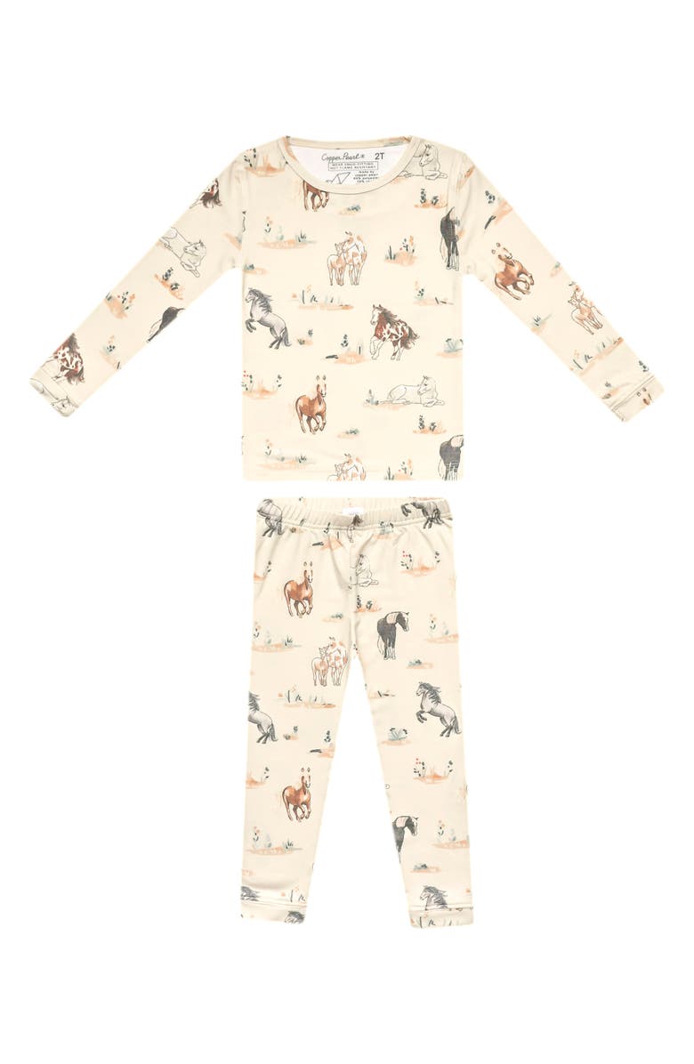 Copper Pearl Montana Long Sleeve Two-Piece Pajamas, Main, color, 