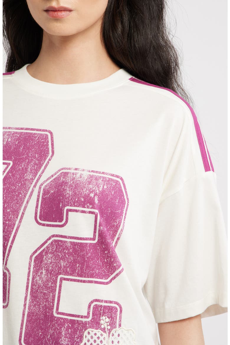 72 Floral Graphic T-Shirt, Alternate, color, MARSHMALLOW
