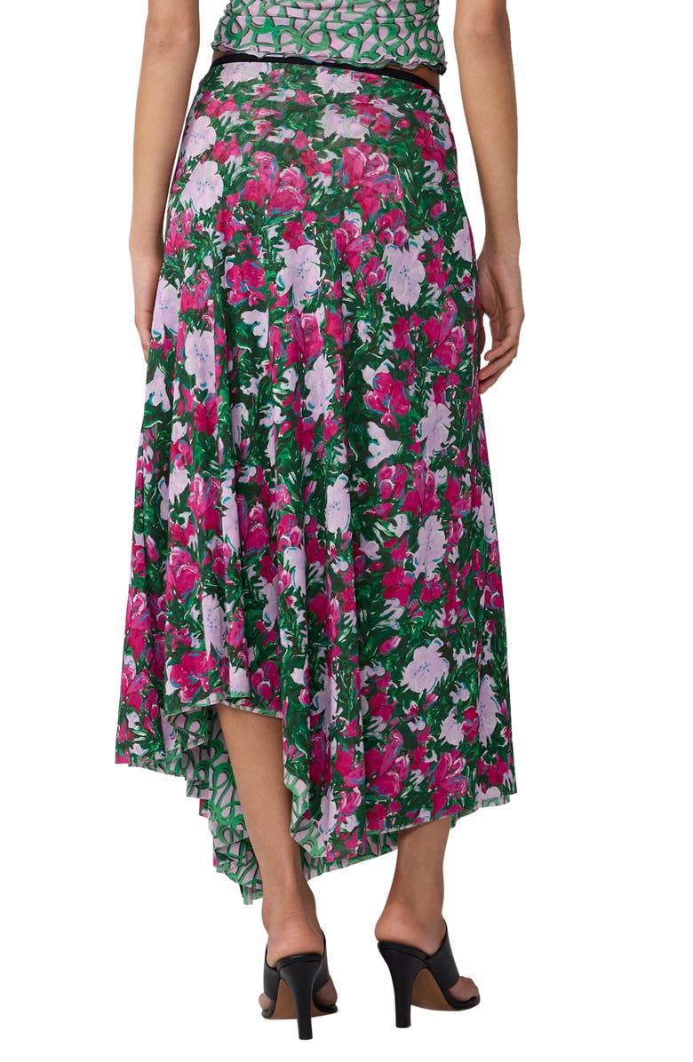 Diane von Furstenberg Hedi Print Asymmetric Maxi Skirt, Alternate, color, Provence Gossip Pink