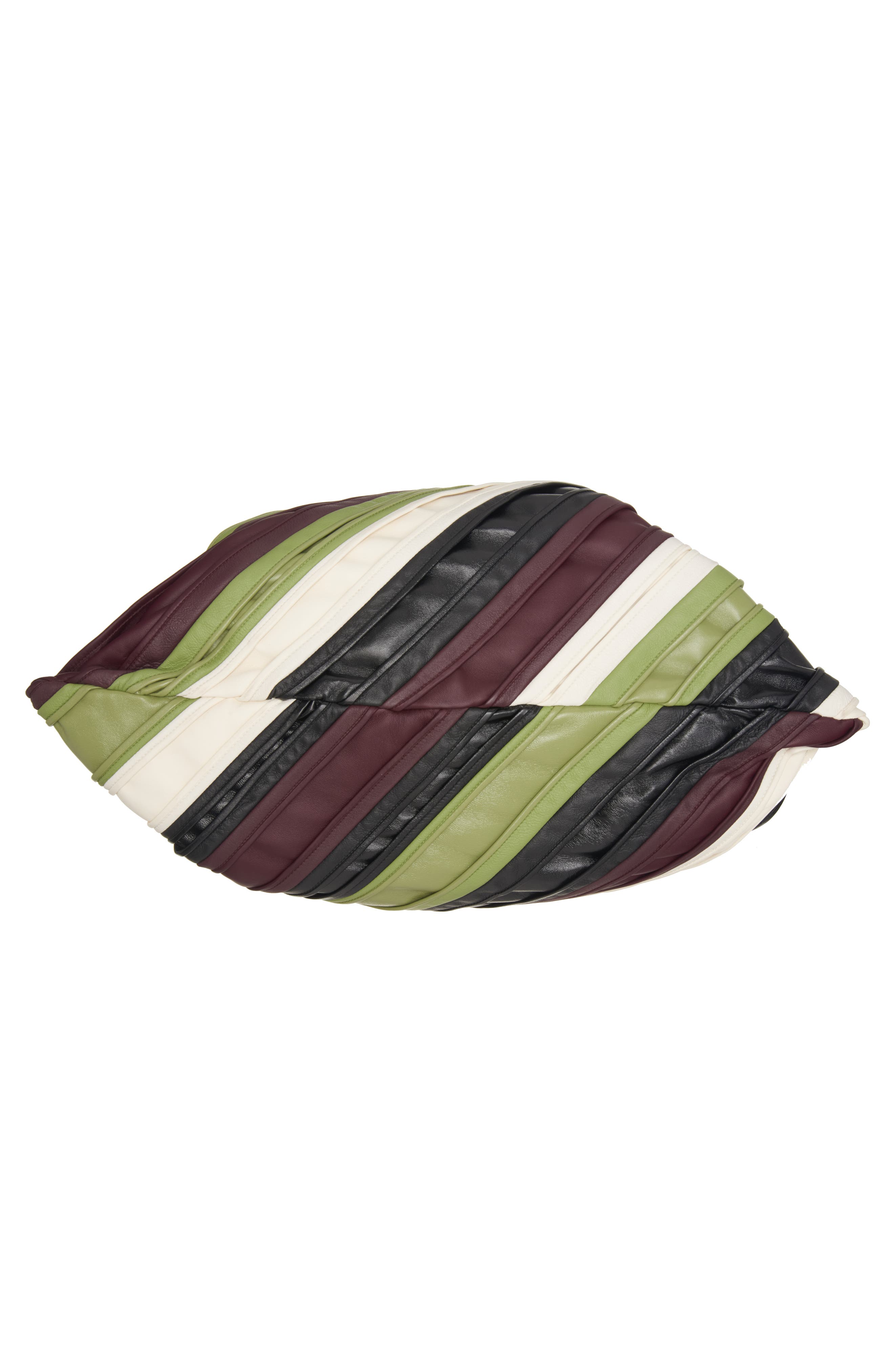 Bottega Veneta Large Hob Stripe Leather Hobo Bag, Alternate, color, 