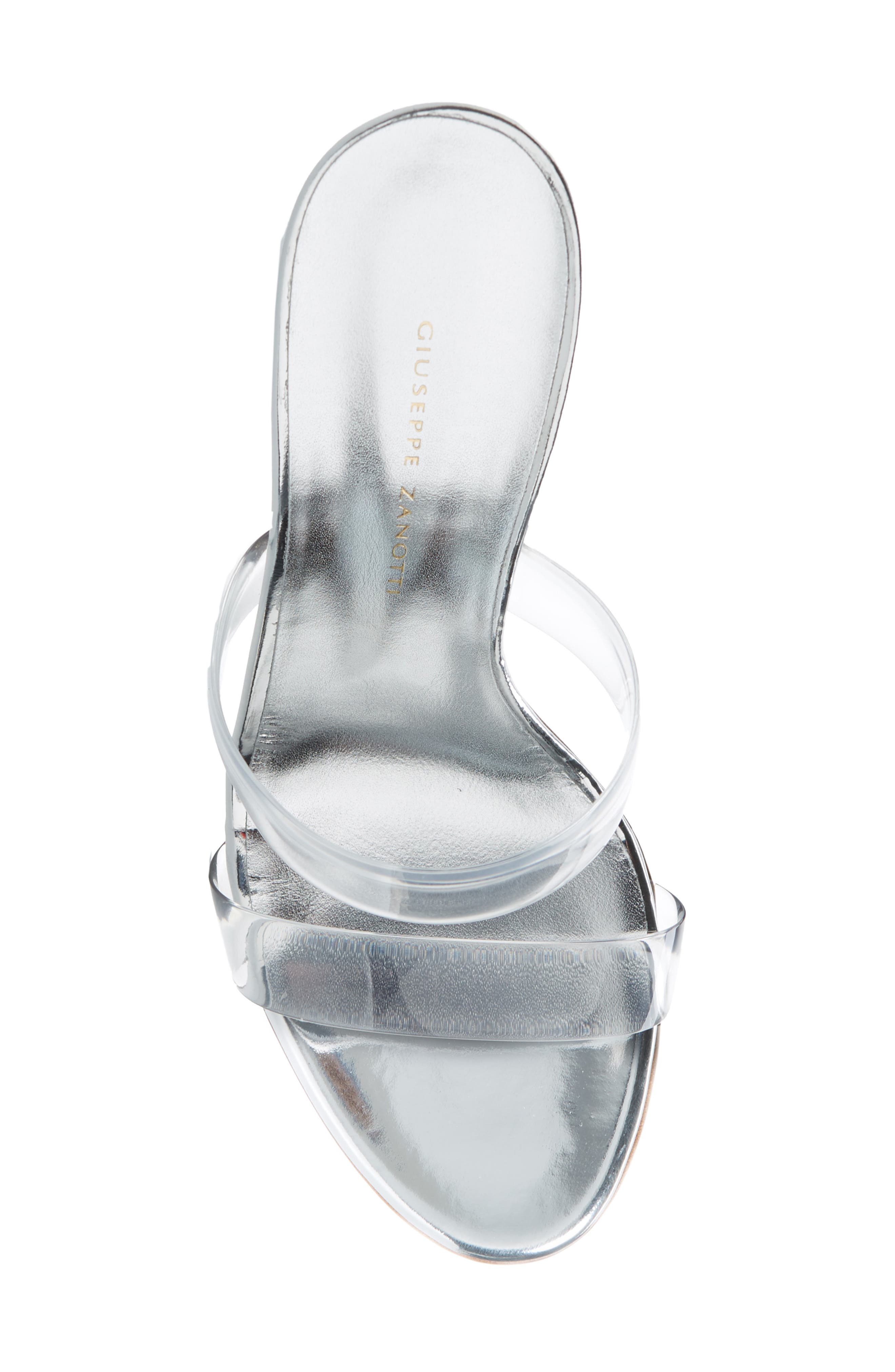 Giuseppe Zanotti Jelly Crystal Block Heel Sandal, Alternate, color, 