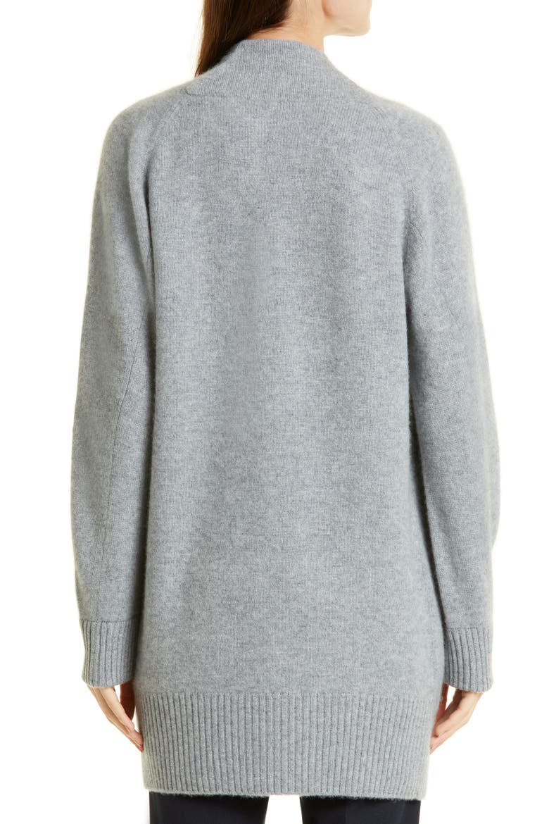 Shawl Collar Cashmere Cardigan, Alternate, color, MED H GREY