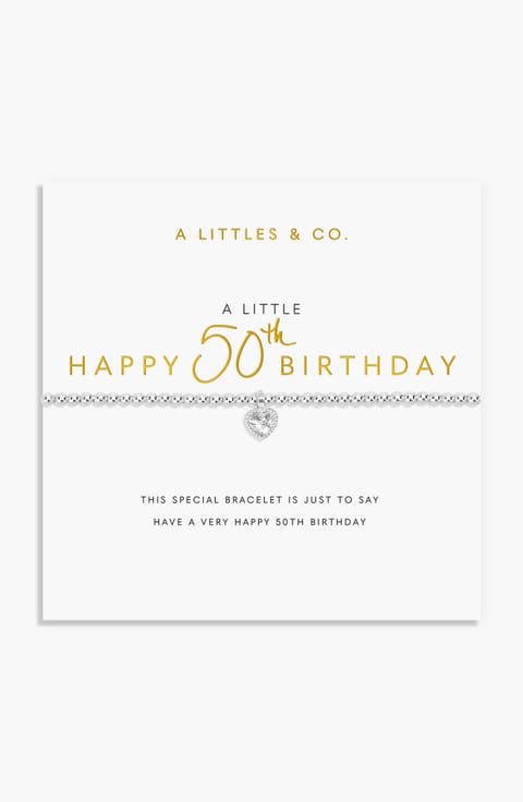 A Little '50th Birthday' Bracelet