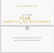 A Littles & Co A Little '50th Birthday' Bracelet