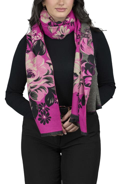 Floral Reversible Scarf