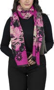 SAACHI Floral Reversible Scarf