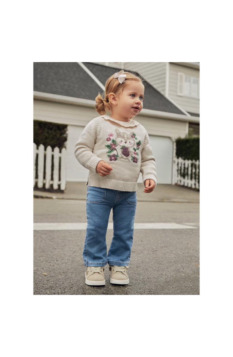 Mayoral Long Flared Jeans, Alternate, color, 