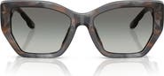 Tory Burch 53mm Irregular Sunglasses