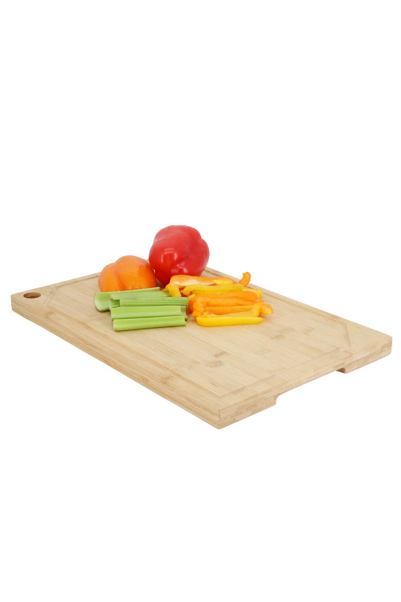 17.5 x 12 Inch Wood Cutting Board, Main, color, Bamboo