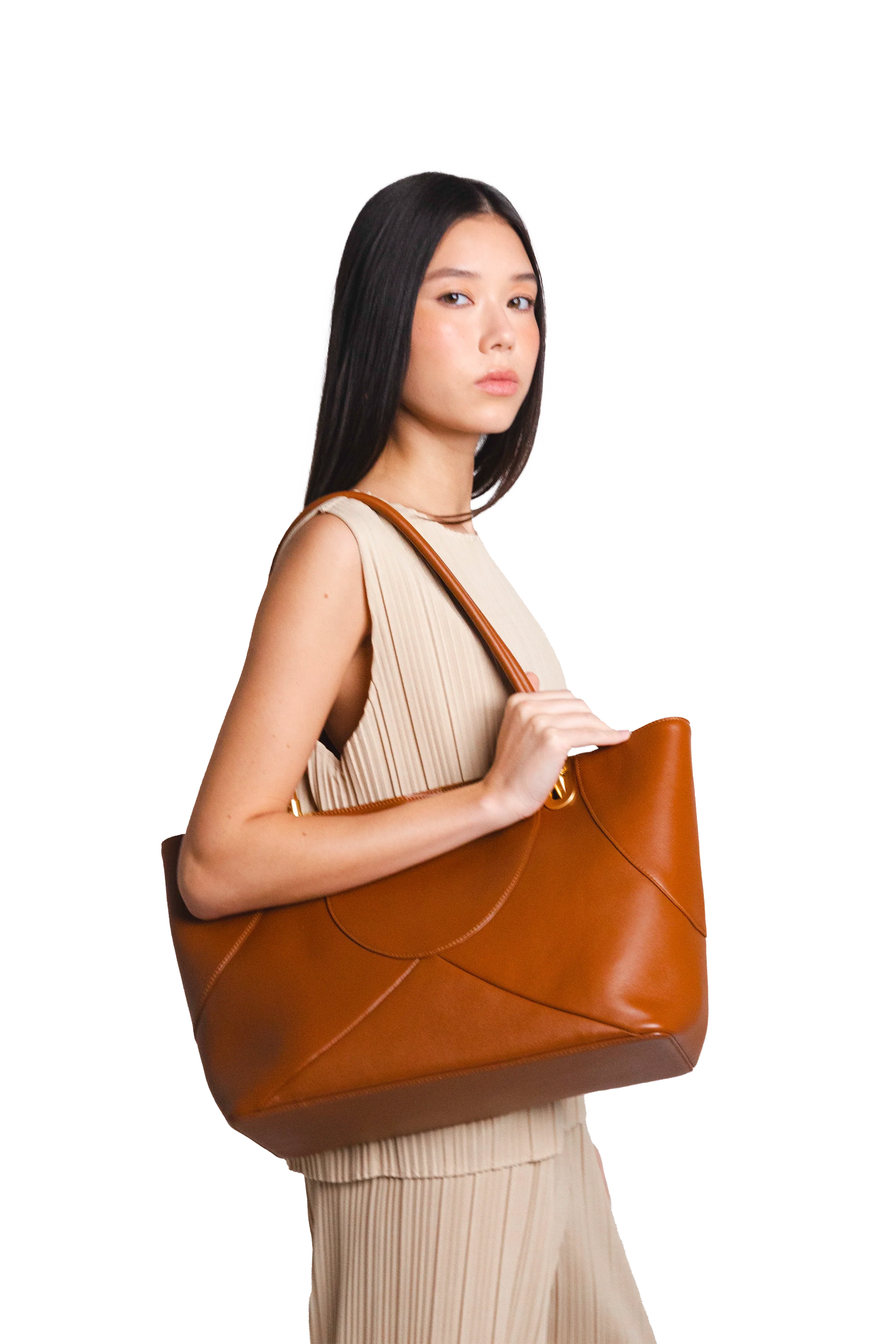 Esthera 4PM Maxi Handbag, Alternate, color, Caramel