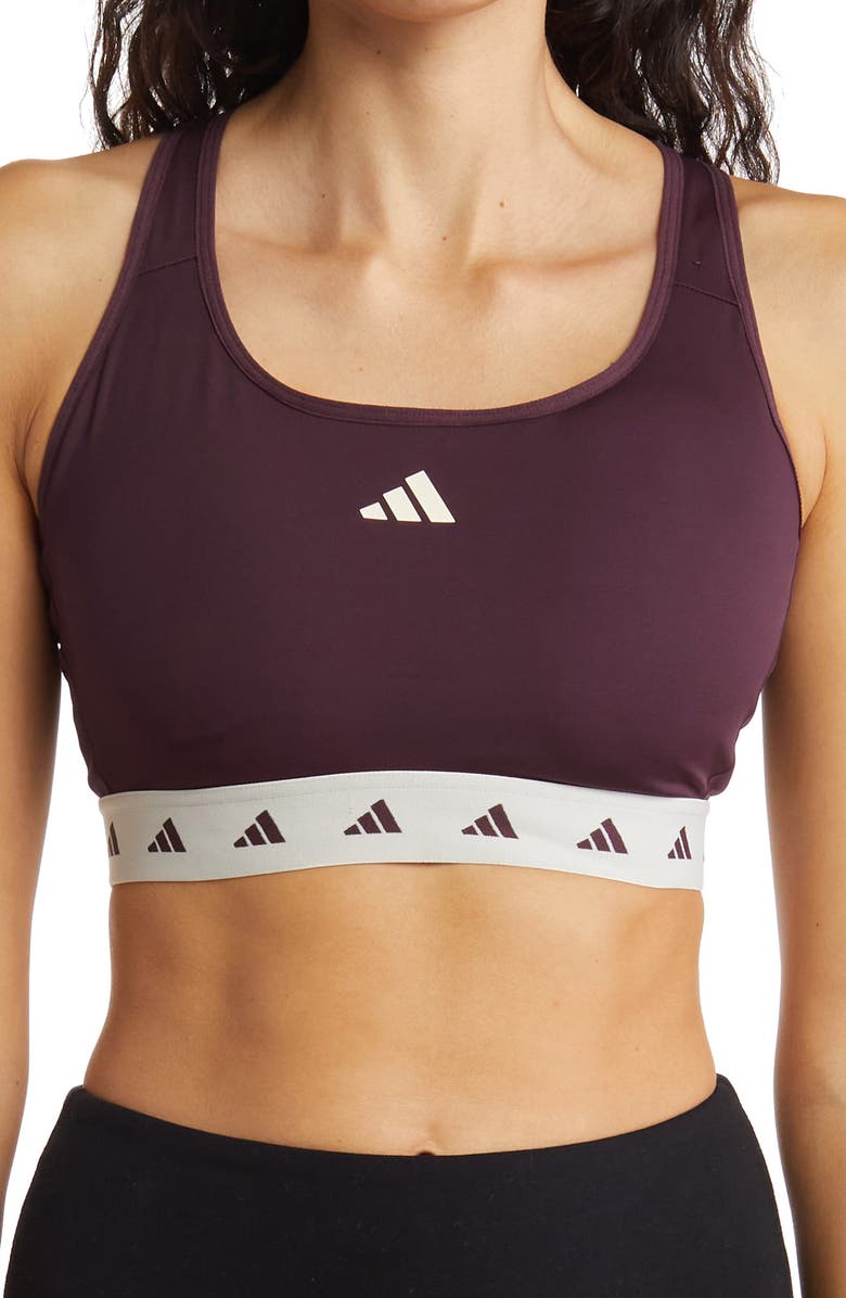 adidas Power Mesh Sports Bra, Main, color, 