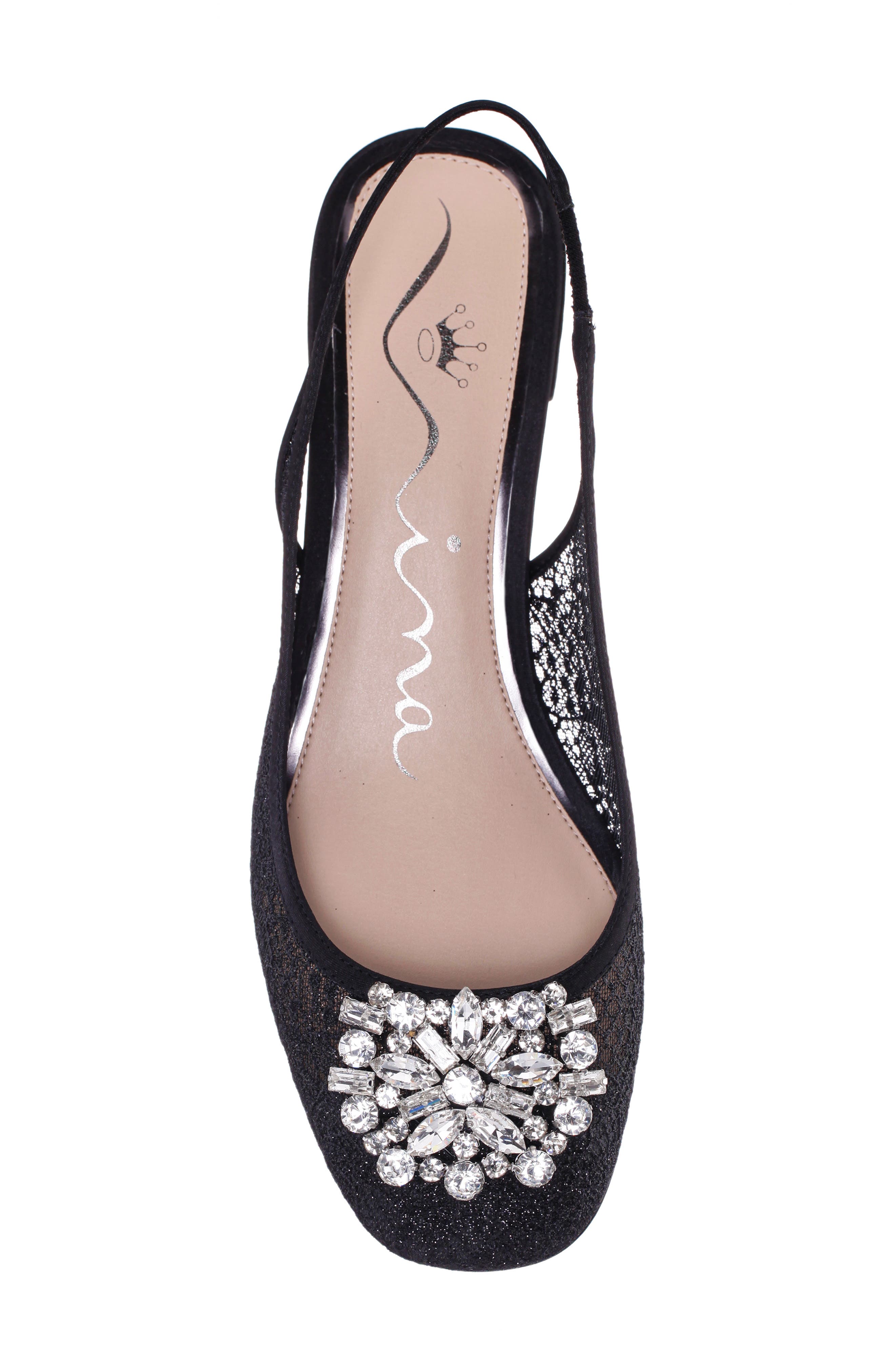 Nina Klara Slingback Pump, Alternate, color, Black