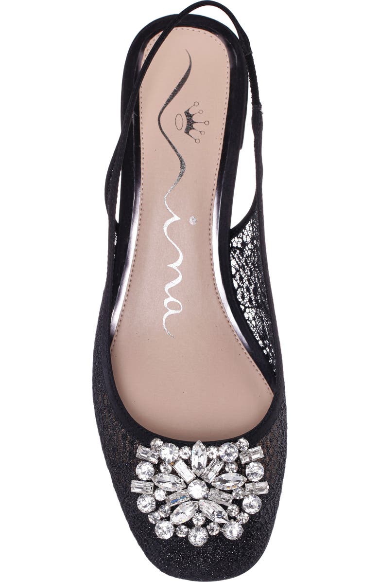 Nina Klara Slingback Pump, Alternate, color, Black