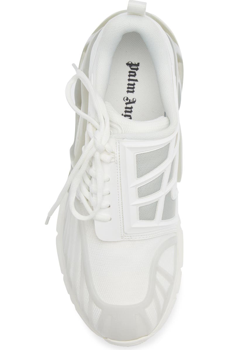 Palm Angels Racing Palm Web Sneaker, Alternate, color, White