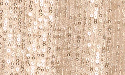 Ava & Yelly Kids' Sequin Mock Neck Jumpsuit In Brown