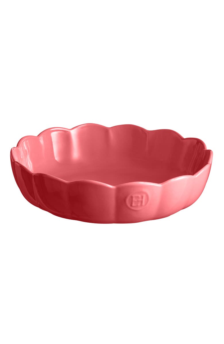 Emile Henry Madeleine Round Cake Dish, Main, color, Rose