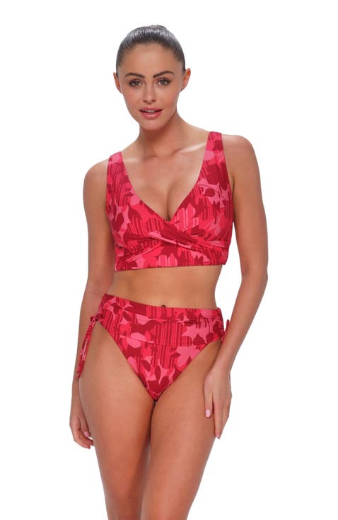 Darci High Waist Bikini Swim Bottoms